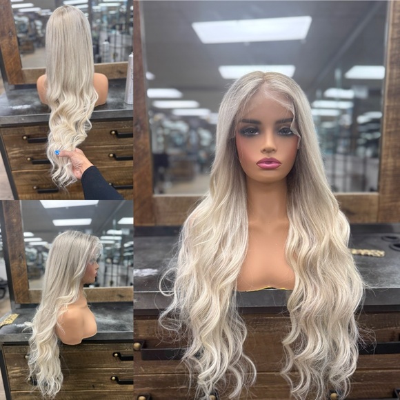 Cream Wavy Hair Extensions for Voluminous Style